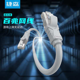 RJ45超五类网线CAT5E成品网线无氧铜百兆宽带路由器双绞网络跳线