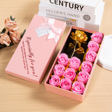 跨境12朵玫瑰香皂花礼盒生日实用伴手礼创意活动小礼品仿真花批发
