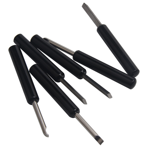 Watch repair tools, watch cover pry, battery repair, pry tool, pry knife, high hardness steel black handle pry bottom knife