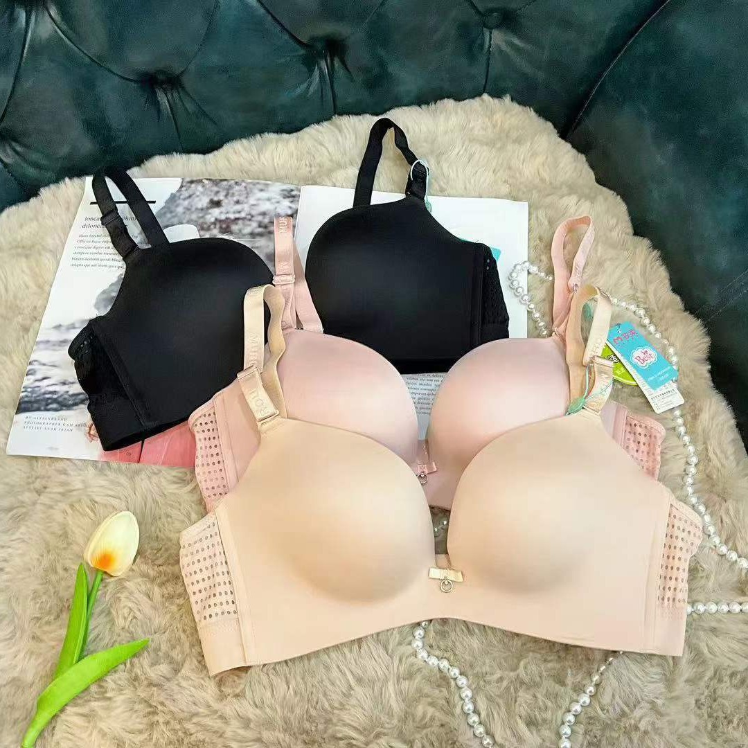 Inventario de productos de cola del sudeste asiático nuevo en línea celebridad en vivo joven lisa reunida ropa interior sin huellas reunida sujetador sujetador