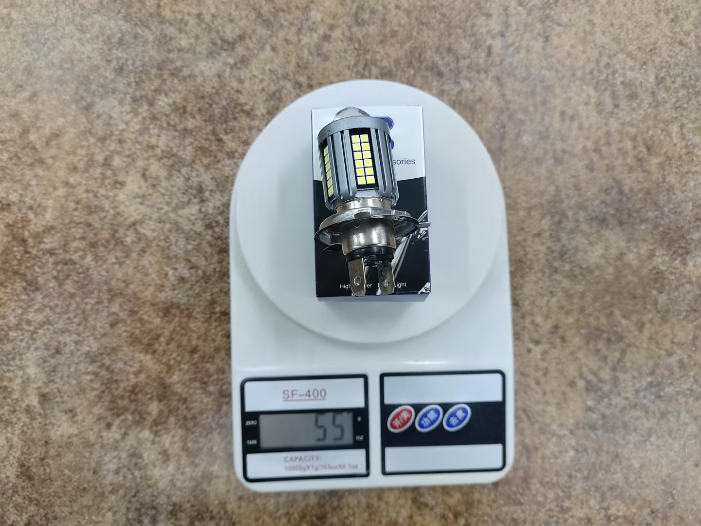 High-Brightness Motorcycle Led Headlight H4 H6 Ba20D Electric Vehicle Light with Integrated High and Low Beam, White and Yellow Dual-Color Spotlight