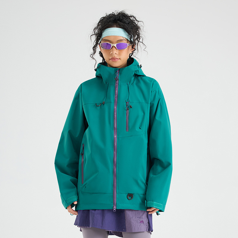 2025新款情侣冲锋衣山系夹克男女同款外套户外运动登山服冲锋外套|undefined