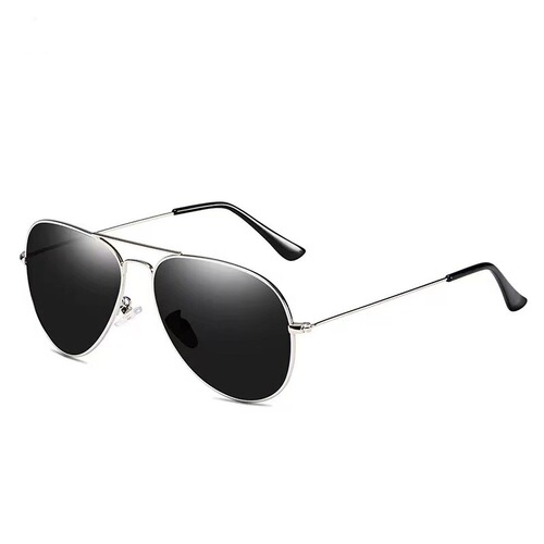 2024 New Color-Changing Polarized Sunglasses Retro Pilot Frogskins Driving Fishing Glasses 3025