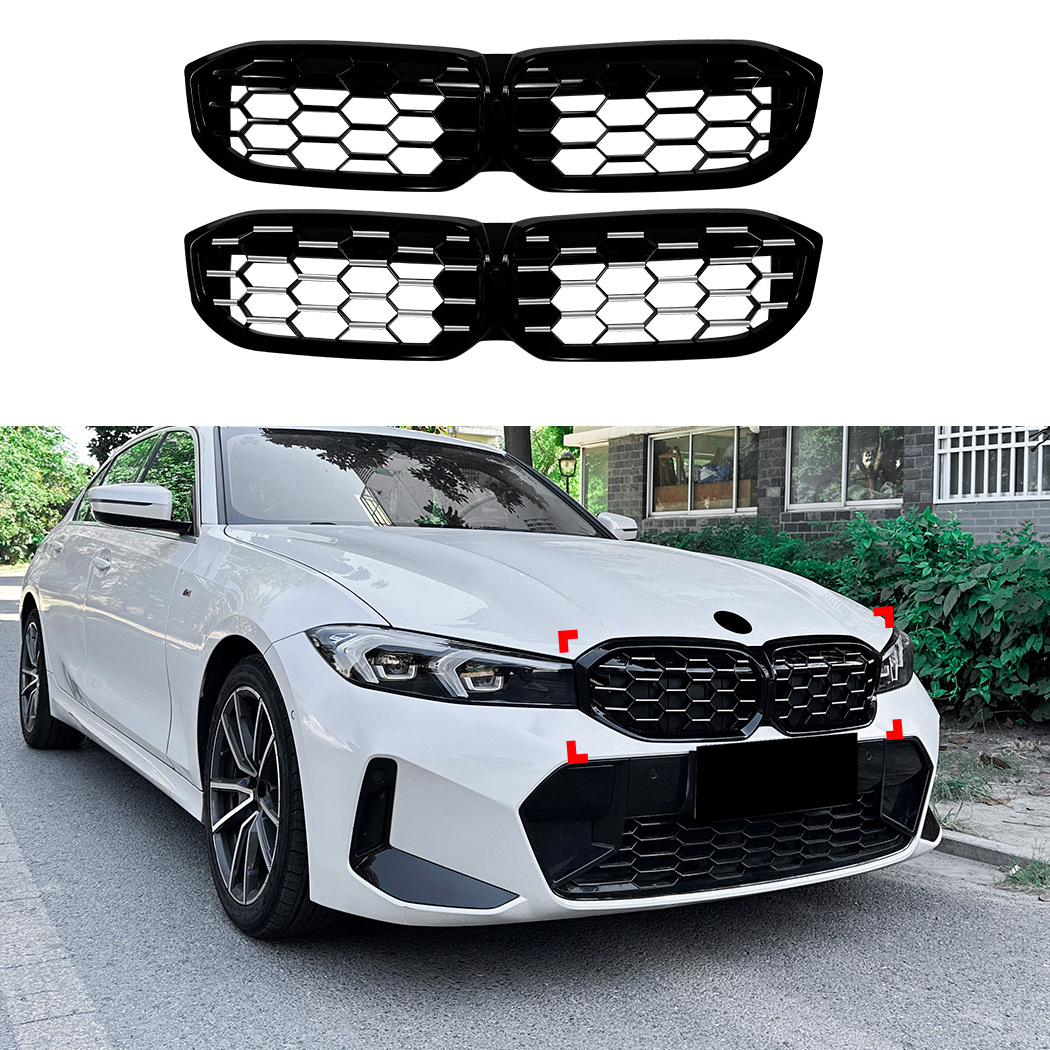 Suitable for Bmw 3 Series G20 G21 G28 Lci 2023+ Starry Meteor Mesh Grille Cross-Border Modification