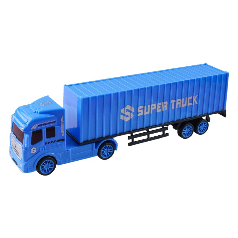 Juguete de plástico de los niños camión pesado semi-Colgante modelo simulación camión coche decoración regalo al por mayor