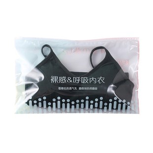 in stock PE Clothing Underwear Zipper Bag Transparent Women Bra Panties Packaging Bag Universal Clothing Ziplap Bag