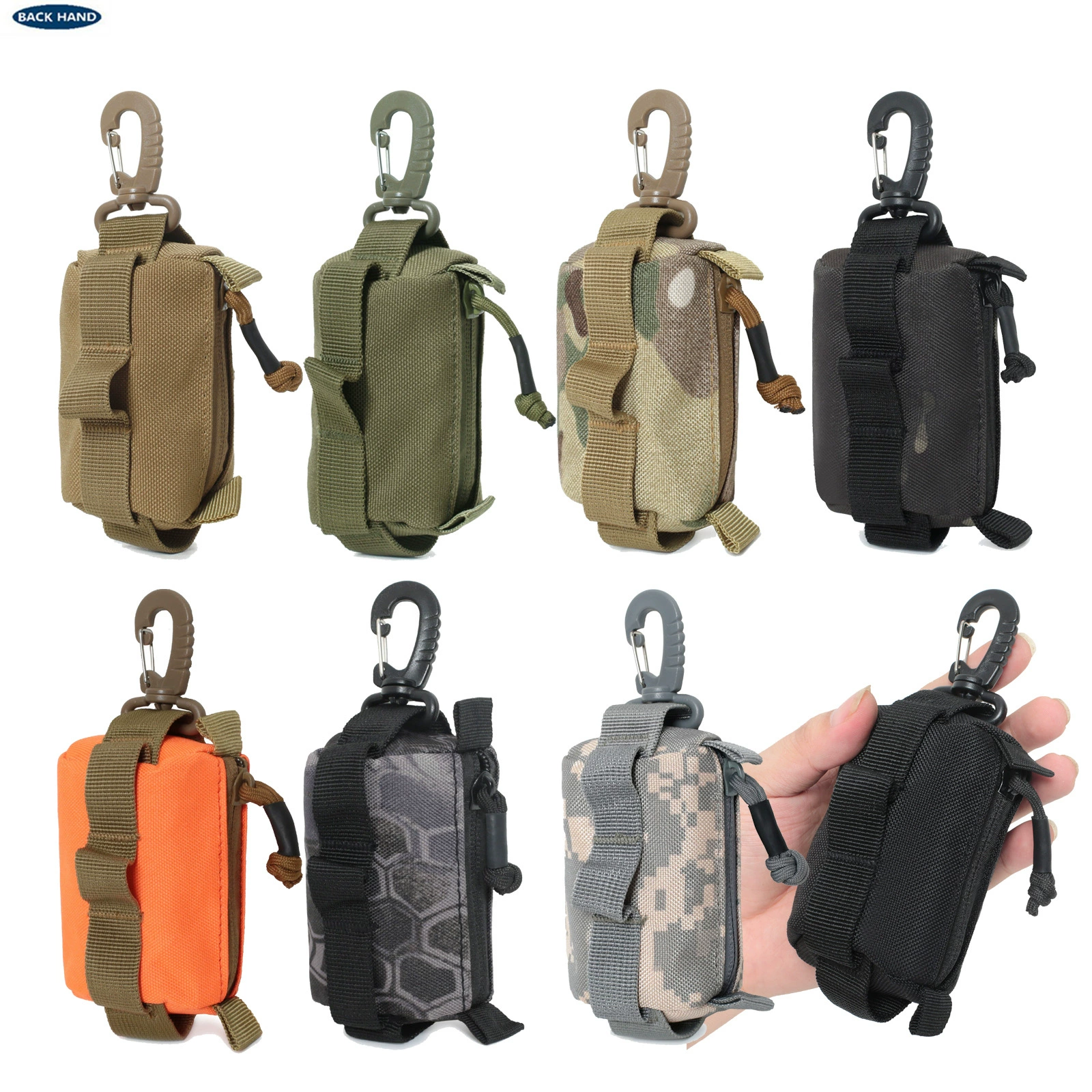 Морская сумка для инструментов EDC для клиентов на открытом воздухе, тактическая почтовая сумка EDC на молнии, держатель для ключей, почтовая сумка, кошелек для монет