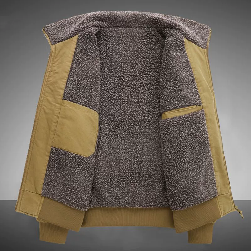 Warm colored soft jacket for leisure, 2024 years