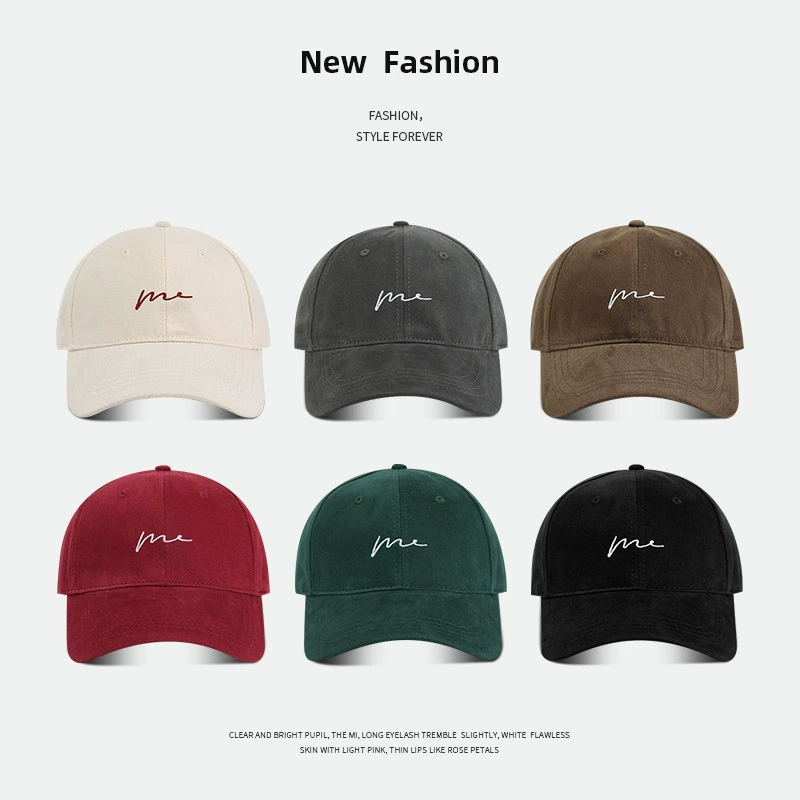 Baseball Cap Summer Sun Hat, Letters Embroidery, Adjustable, Sizes 54–63 cm