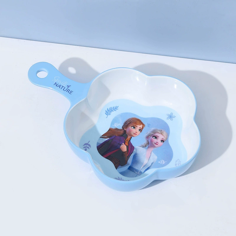 Посуда Disney для кормления, детская небьющаяся суповая миска для еды, для домашнего использования «Холодное сердце»