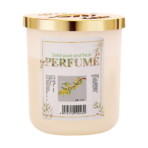 Aromatherapy long-lasting room scent car solid aromatherapy cream air freshener toilet fragrance aromatherapy indoor fragrance