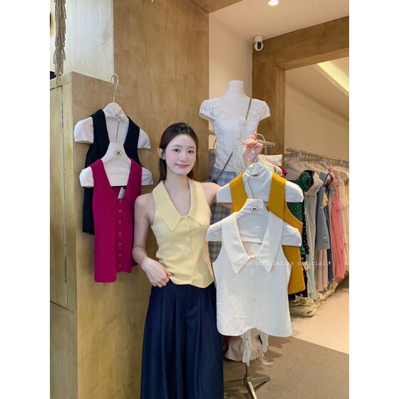 Fashion Elegant Chanel Style Ladies French 2024 Summer New V-neck Slim Look All-match Sweater Top Women