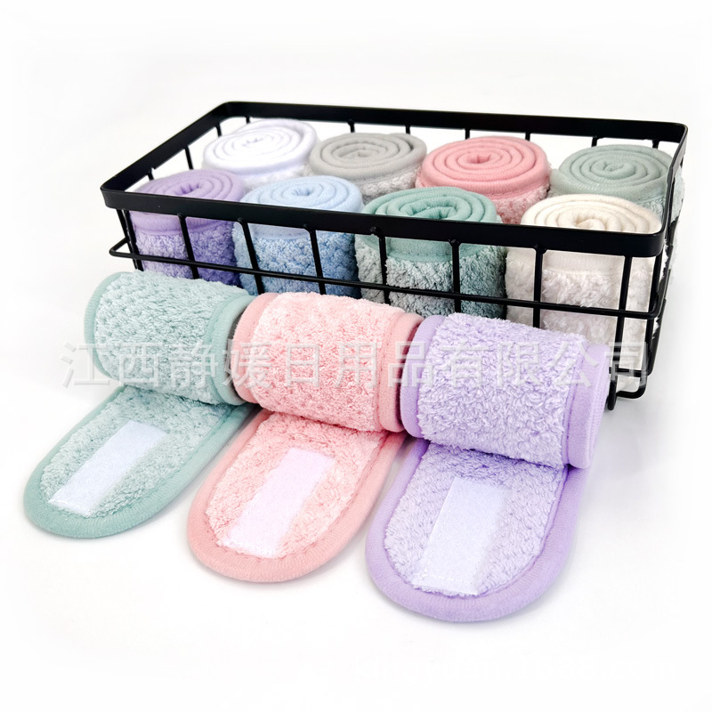 Invierno absorbente banda de pelo caliente piña Plaid velcro pelo banda cara lavado diadema belleza europea y americana diadema tocado