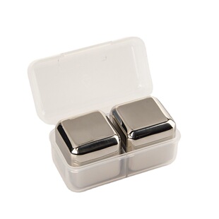 Spot large size 40mm stainless steel square ice grain quick-frozen ice wine Stone whiskey ice grain iced Stone Ice Cube