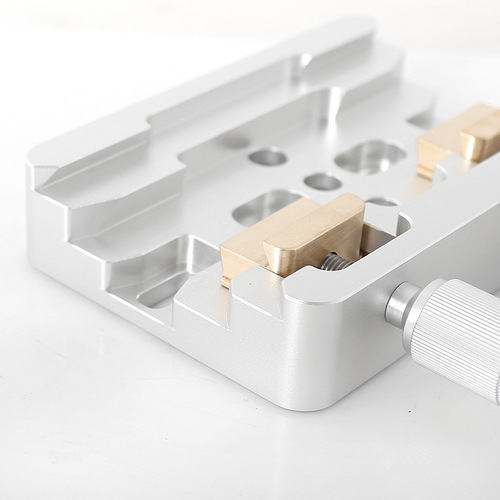 Xingyuan silver wide and narrow dual-purpose dovetail slot double slot double bolt fixed astronomical telescope accessories XY-230724