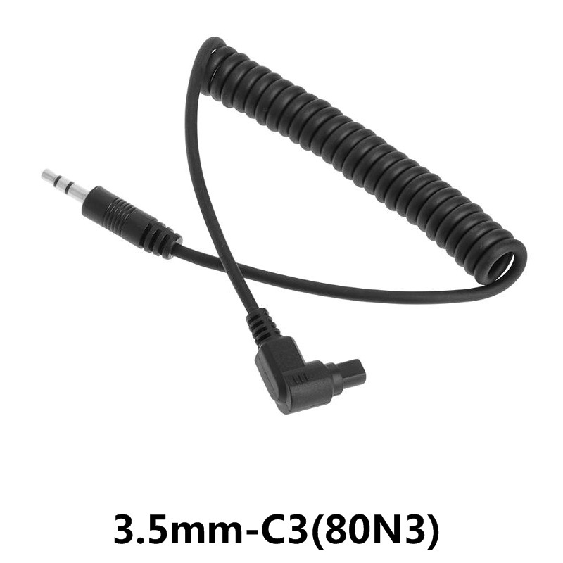 相机快门连接线3.5mm-C3/80N3适用佳能5D3/4/7D/6D/T8定时器配件