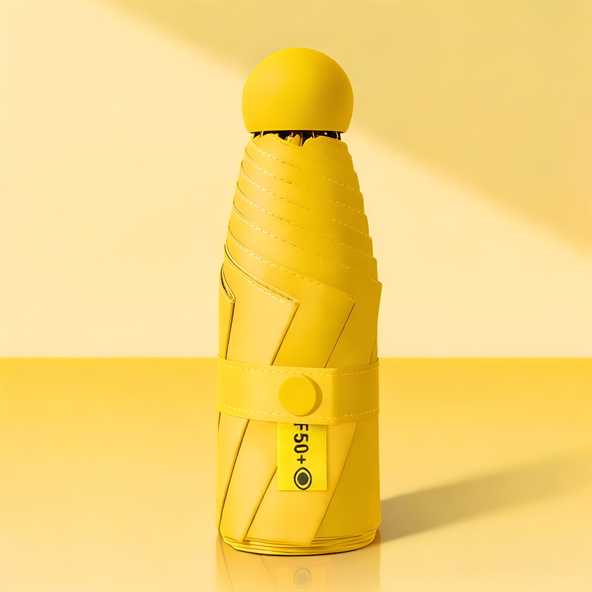 Mini sombrilla ultraligera, protección solar y protección UV, sombrilla portátil de doble uso para clima soleado y lluvioso, sombrilla para mujer con logotipo personalizado.