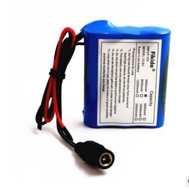 12V 3000mAh 3s 18650 lithium ion rechargeable battery, used for CCTV cameras and other equipment