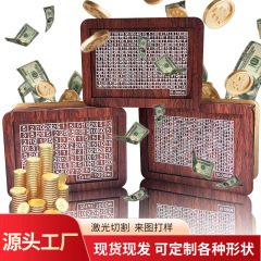 クロスボーダーMoney Box with Counterホーム品質カウンター貯金箱木製工芸品木製