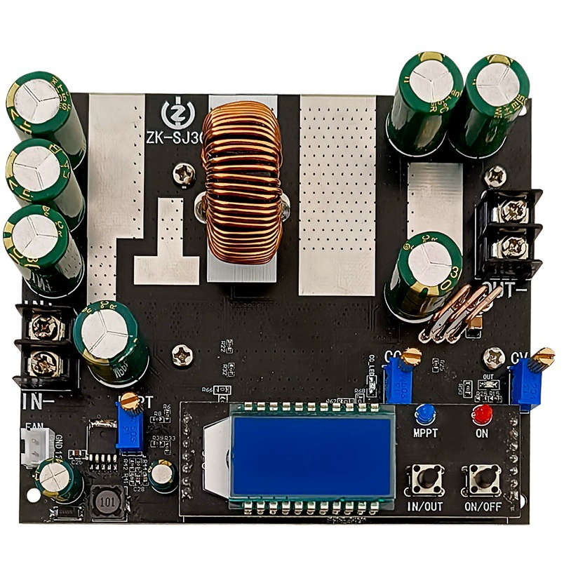 ZK-SJ30 700W Синхронный выпрямление 30A автоматический подъемный модуль питания солнечной зарядки MPPT