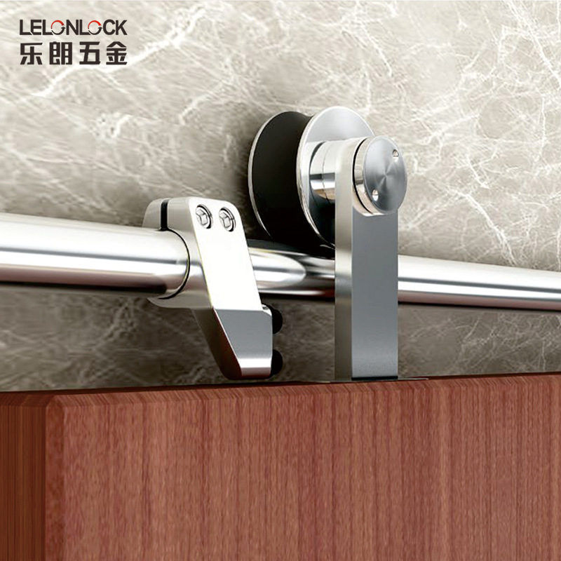 Polea para puerta corredera estilo americano, de acero inoxidable 304, silenciosa, con capacidad de carga de 150 kg, rueda colgante para puerta corredera de madera