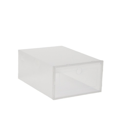 Transparent plastic shoe box modern simple living household storage box display dustproof and moisture-proof shoe wall wholesale