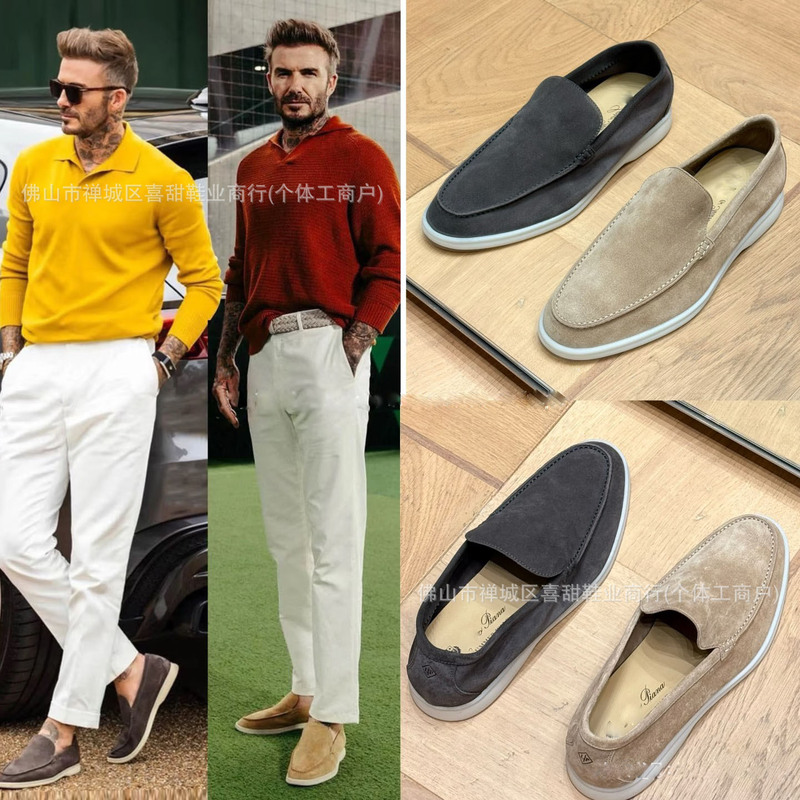 Factory Direct Sale Couple's High-End Lp Loafers, Slip-On Soft-Soled Casual Genuine Leather Moccasins, Comfortable and Versatile Factory Direct Sale Couple's High-End Lp Loafers, Slip-On Soft-Soled Casual Genuine Leather Moccasins, Comfortable and Versatile