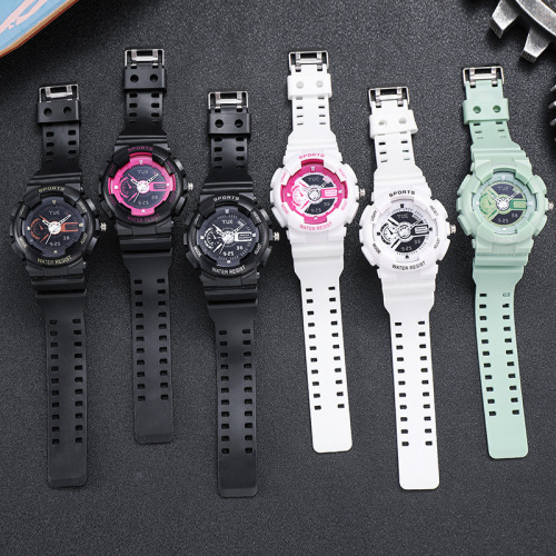 TikTok viral INS unicorn electronic watch for adults and students, Korean version, minimalist multi-functional sports quartz watch