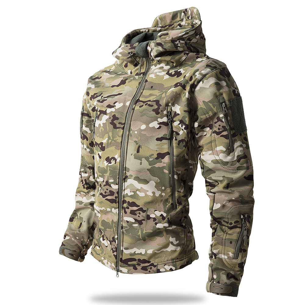 Men's 3-in-1 Breathable Windproof Camouflage Outdoor Jacket_voghion.com