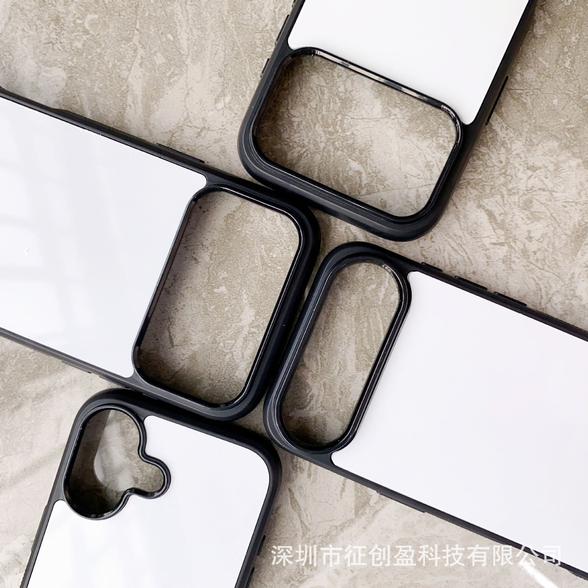 Funda protectora para teléfono con lámina de aluminio de transferencia de calor, compatible con la serie Apple 17, 2DTPU+PC, tablero perlado dos en uno