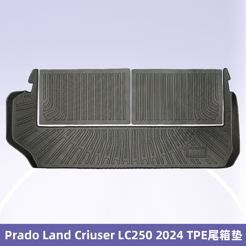 Para Prado Land Criuser LC250 2024 TPE Foot Pad 3D All Weather Backpack Pad