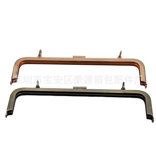 Spot 25cm square smooth non-hole Square hand pressure hole with screw hardware handbag accessories