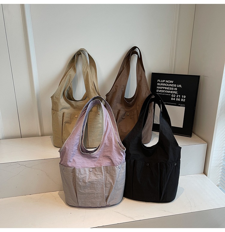 Sac à main bandoulière femme multi-poches décontracté léger_voghion.com