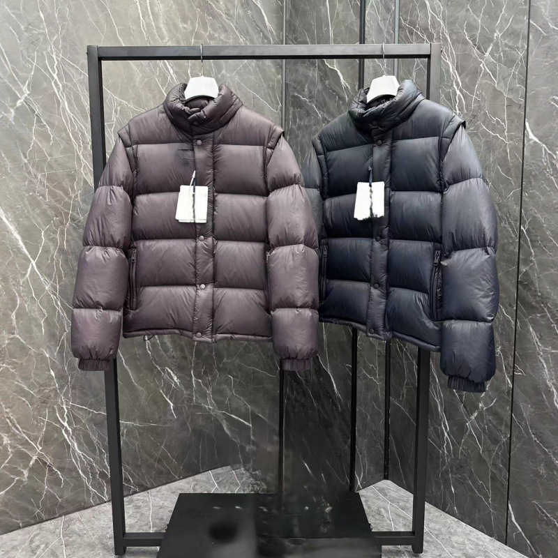 High Version Hooded down Jacket with Detachable Vest and Sleeveless Style, Winter Unisex Two-In-One down Coat High Version Hooded down Jacket with Detachable Vest and Sleeveless Style, Winter Unisex Two-In-One down Coat