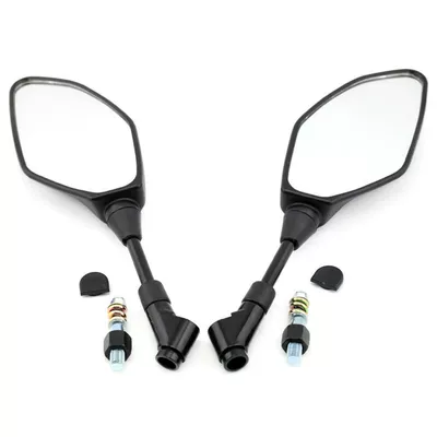 Suitable for Yamaha Mt-09 Tracer 9 Tenere700 Motorcycle Rearview Mirror (Large field of view rear view auxiliary mirror) - mt09-rearview-mirror-black