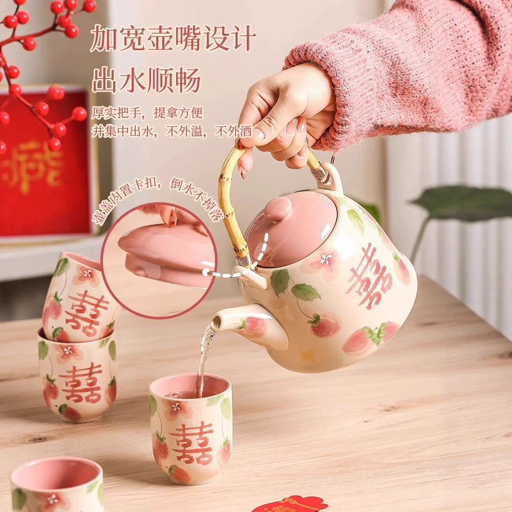 Набор чайников, кружка, керамический дом, новоселье, новый дом, помолвка, свадебный подарок для молодоженов, подарок для невесты, чашка, чайный набор