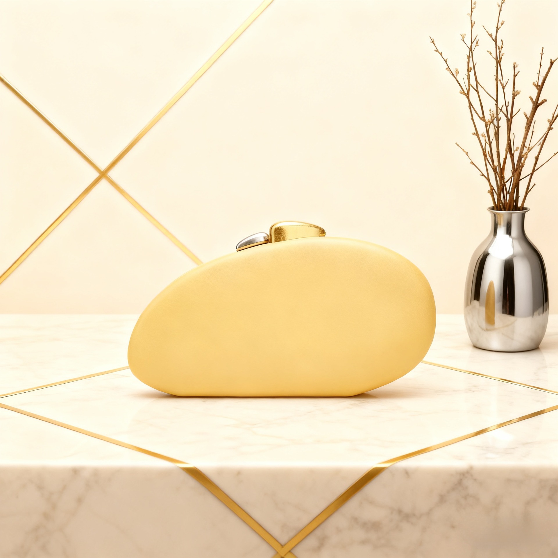 Nuevo comercio exterior transfronterizo Europa y los Estados Unidos bolsa de cena de damas un hombro inclinado cruce ligero clavos de lujo estilo especial bolsa de noche