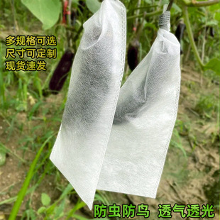 Non-woven fruit bag outdoor special grape bitter gourd loofah seed soaking bag fruit fly protection bag wholesale