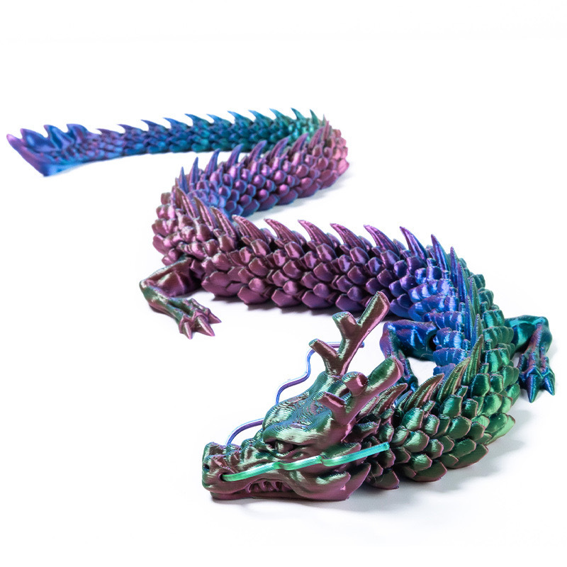 [Extra large size 88cm] Laser red, green and blue dragon (high quality PLA mater…