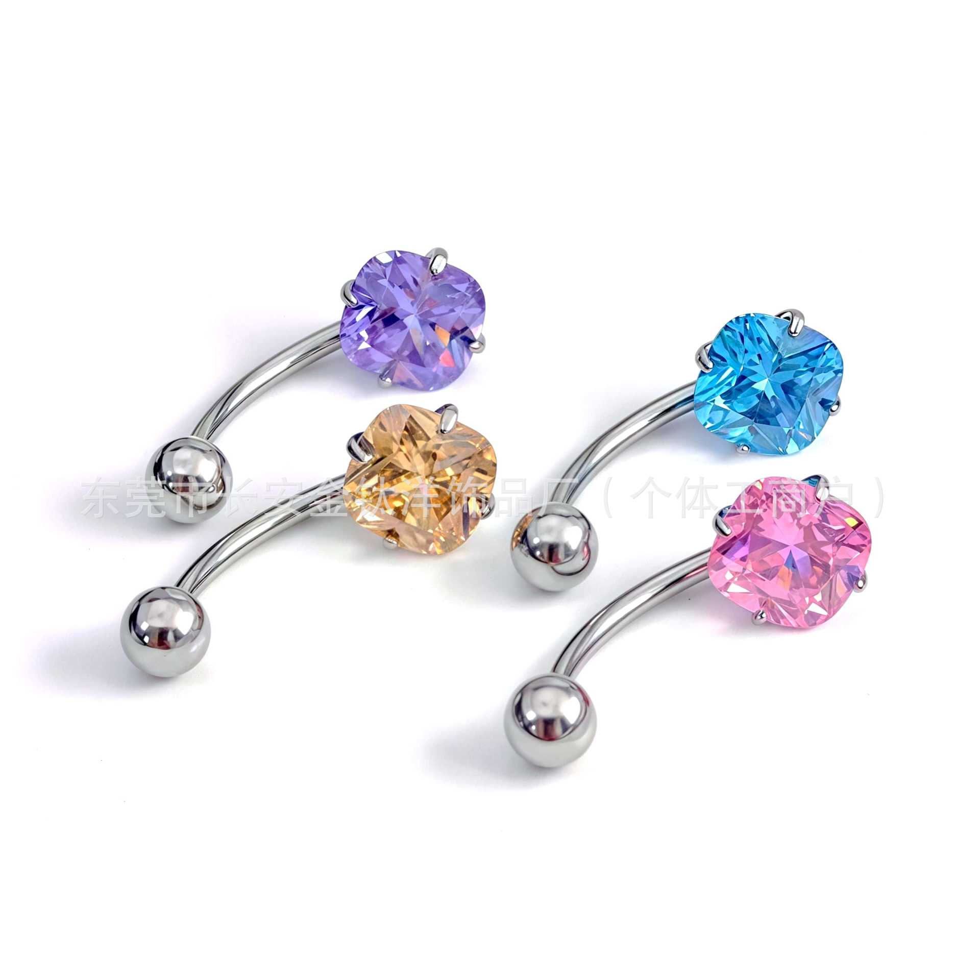 Labret piercing jewelry detail image