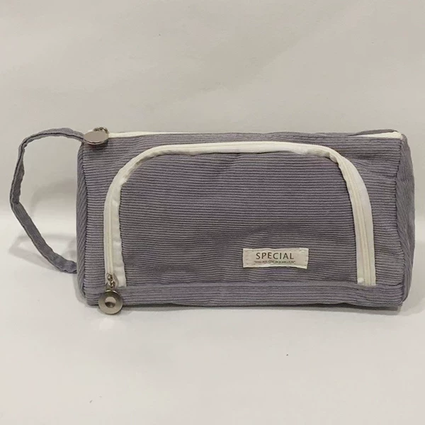 Triangle corduroy gray