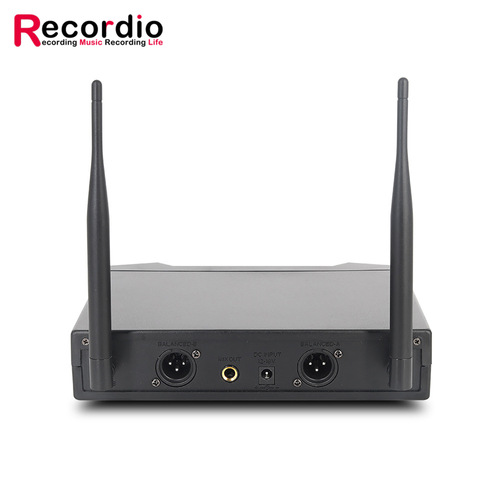Cross-border wireless microphone one-to-two UHF home karaoke host KTV singing professional wireless dynamic microphone