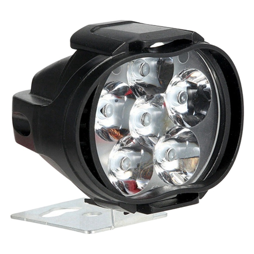 Electric Vehicle 6Led Spotlight External Led Motorcycle Spotlight Car Auxiliary Headlight Fog Light Universal