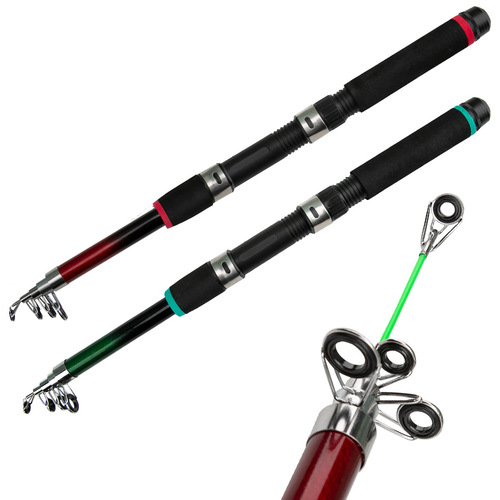 Outdoor children's spinning rod set portable spinning rod fiberglass rod wholesale all fishing rods cross-border