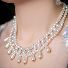 古风项链软璎珞汉服配饰仿珍珠洛丽塔锁骨额饰仙气百搭项圈高级感