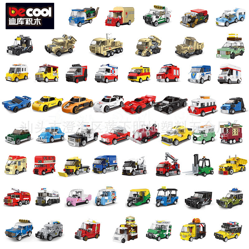 Diku Educational Toy Boy's Back Car Assembled sports car Mini Scooter Retro Model Car Children's Gift