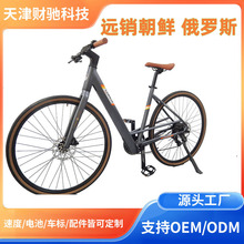 跨境新款电动自行车 城市车女士蓝牙骑行山地车  电动助力自行车