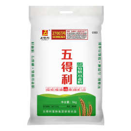 五得利五星特精面粉5斤/10斤 小麦粉 馒头饺子凉皮家用通用新日期