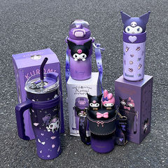 Sanrio Kurome Collection Children's Food Grade Silicone Nozzle 316 Stainless Steel Insulated Cup Space Cup Gift