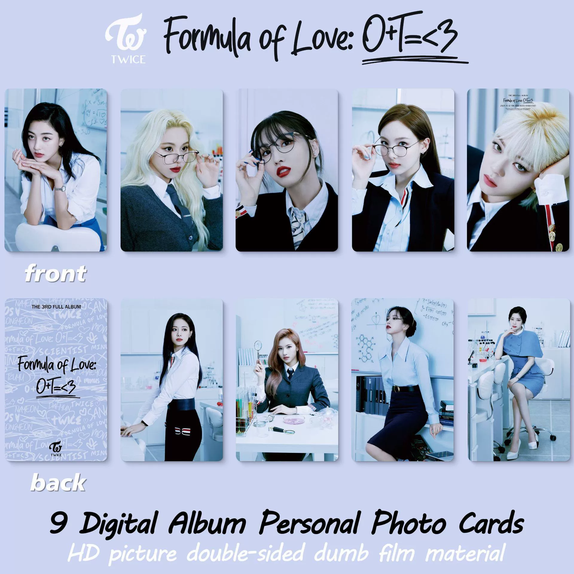 AESPA официальный малый талон Ли Чжи Мин фотокарточка TWICE альбом Formula of Love периферийная карта